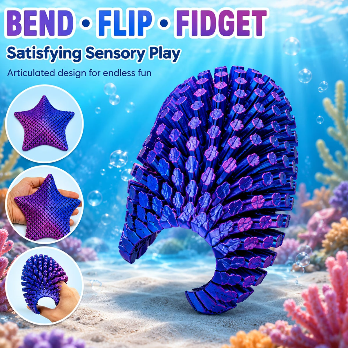 Conjunto com 2 Brinquedos Sensoriais de Manipulação
