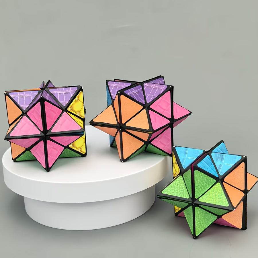 Cubo Infinito Transformável 3D Listrado