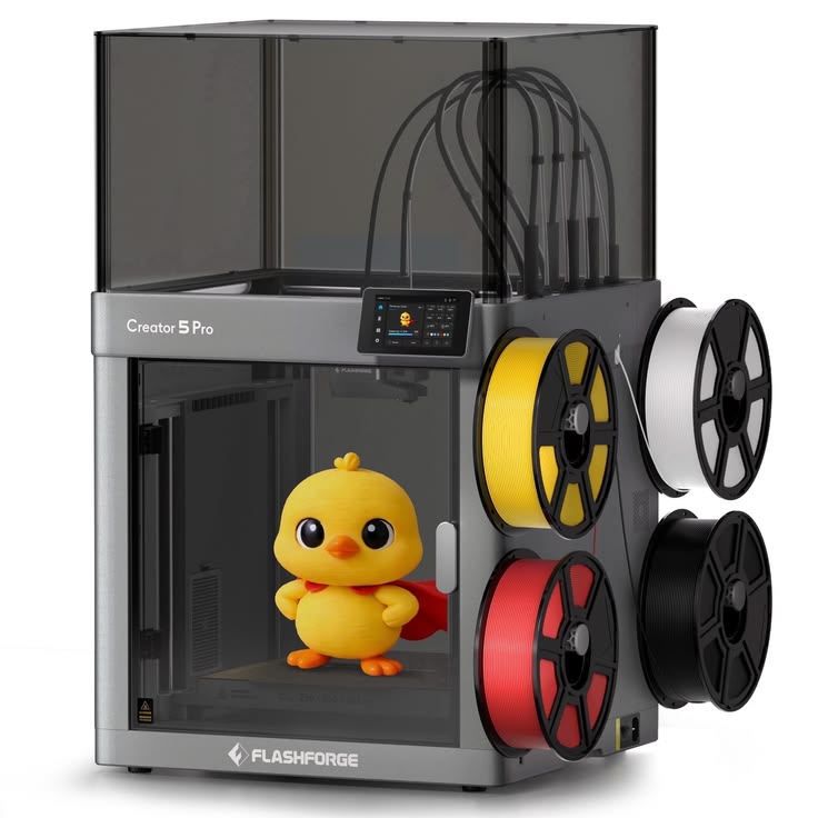 Flashforge Creator 5 Pro – Impressora 3D Multicolor e Multimaterial