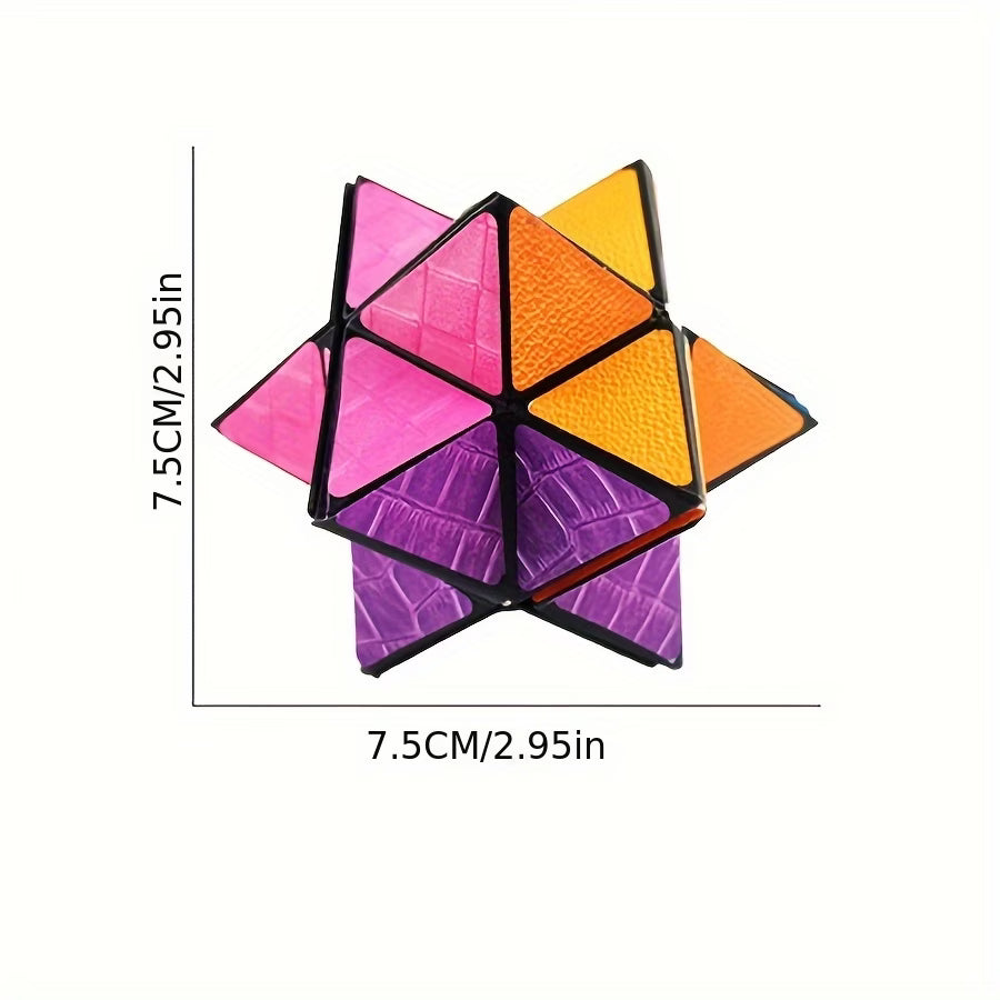 Cubo Infinito Transformável 3D Listrado