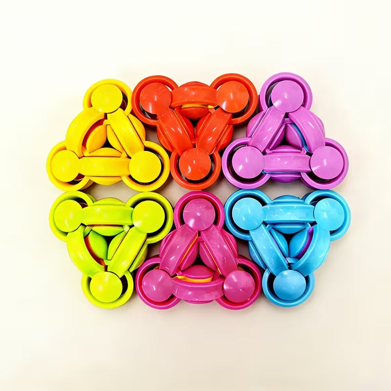 Brinquedo Triangular Flip Fidget – Brinquedo Sensorial de Dedo