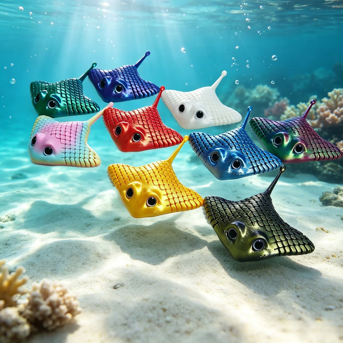 Conjunto de Animais Articulados 3D – 2 Peças