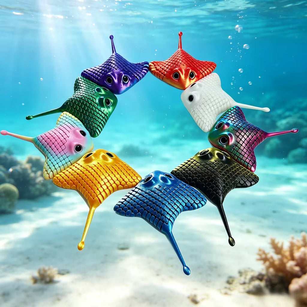 Conjunto de Animais Articulados 3D – 2 Peças
