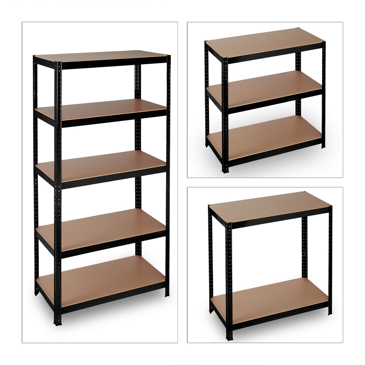 Estante Metálica para Cargas Pesadas 180 × 100 × 60 cm – 5 Prateleiras