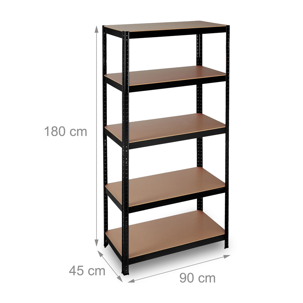 Estante Metálica para Cargas Pesadas 180 × 100 × 60 cm – 5 Prateleiras